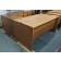 Used Oak Finish L Shape Desk