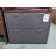 Used Gray and Mahogany Lateral File Cabinet by Global