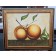 Used Framed Art with Peaches on Canvas