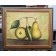 Used Framed Art with Pears on Canvas