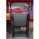 Used Wood Folding Chair with Padded Seat, Black