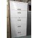 Used Metal Lateral File Cabinet, White