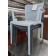 Used Gray Stacking Arm Chair