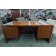 Used Executive Desk and Credenza Set by Kimball