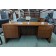 Used Executive Desk and Credenza Set by Kimball