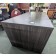 Used Coastal Gray Desk Shell