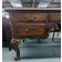 Used Walnut Executive Desk with Curved Legs
