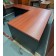 Used Cherry and Black L-Shape Desk