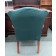 Used Victorian Armchair, Kelly Green
