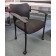 Used Teknion Amicus Guest Chair with Casters, Black