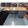 Used Bow Front L-Shape Desk 