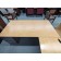 Used Maple and Gray L-Shape Desk by Artopex
