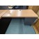 Used Maple and Gray L-Shaped Reception Desk
