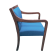Used Guest Chair, Teal Blue