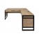 Mason Return for Open L Desk by Martin Furniture, Monarca, RETURN ONLY