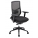 OfficeSource Starlight High Back Luxe Task Chair with Black Frame and Seat Slider
