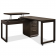 Prelude Swivel Lift Top L-Desk by Riverside, Umber 23932