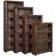 Contemporary Alder Bookcase by Aspenhome, 4 Sizes, Tobacco