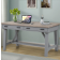 CLOSEOUT American Modern - Dove 60" Writing Desk by Parker House