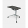 X-Table Mobile Height-Adjustable Desk, Black