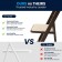 Set of 2- HERCULES Series Fruitwood Wood Folding Chair with Vinyl Padded Seat