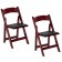 HERCULES Mahogany Wood Folding Chair