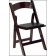 HERCULES Mahogany Wood Folding Chair