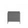 Hercules Regal Series Contemporary Gray LeatherSoft Sofa with Encasing Frame