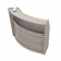 CLOSEOUT Linea Italia Polycarbonate Reception Station - Single Panel Unit 