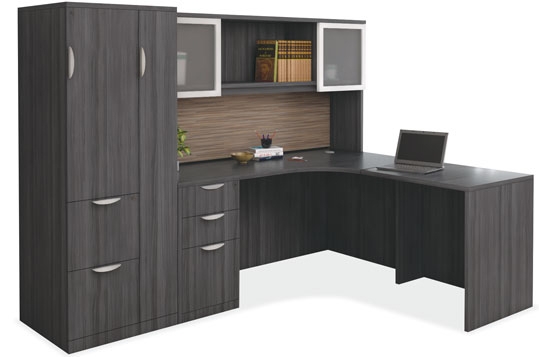 Coastal Grey Workstation