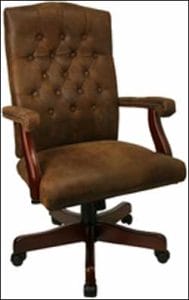 Bomber Brown Classic Executive Chair