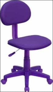 Small Back Purple Student Task Chair