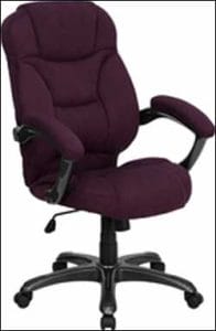 Grape Microfiber High Back Office Chair