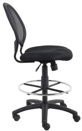 Boss Mesh Back Drafting Chair No Arms B16215