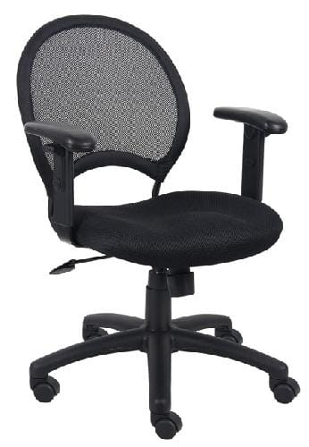 Boss Mesh Task Chair with Arms B6216
