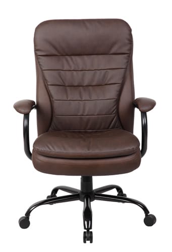Boss Plush Big and Tall Brown Executive Swivel Chair B991-BB