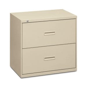 basyx by HON 400 Series 30" Putty Two Drawer Lateral File