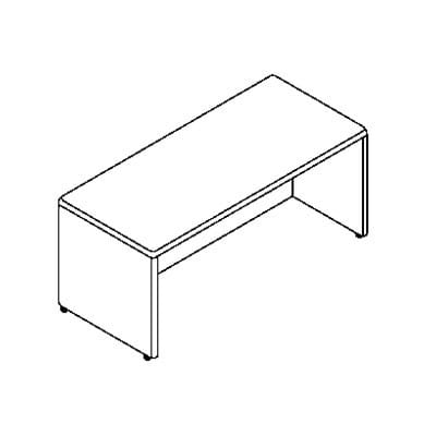OPL121 Desk Shell 48"x30"