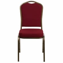 Burgundy Fabric Banquet Chair