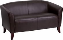 HERCULES Imperial Series Brown LeatherSoft Loveseat