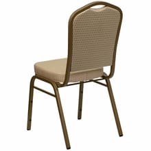 Beige Fabric Banquet Chair