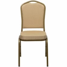 Beige Fabric Banquet Chair