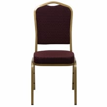 Burgundy Fabric Banquet Chair