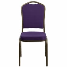 Purple Fabric Banquet Chair