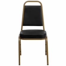Black Vinyl Banquet Chair
