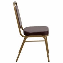 Brown Vinyl Banquet Chair