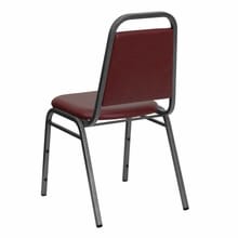 Burgundy Vinyl Banquet Chair