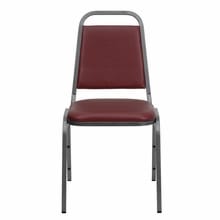 Burgundy Vinyl Banquet Chair