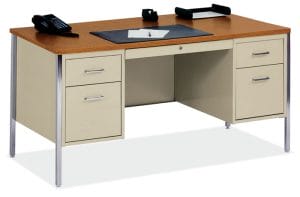 Series Steel Double Pedestal Desk