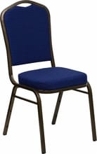 Blue Fabric Banquet Chair